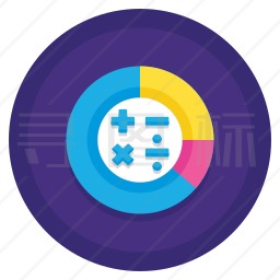 推论统计图标