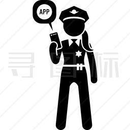 女警察图标