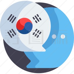 韩国人图标