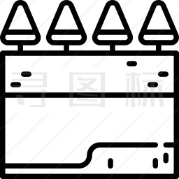 针叶林图标