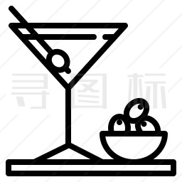 鸡尾酒图标