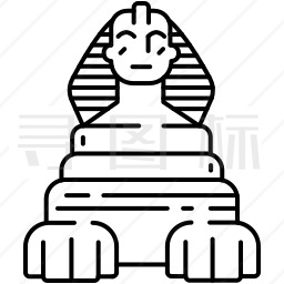 埃及人简笔画 狮身图片