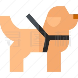 导盲犬图标