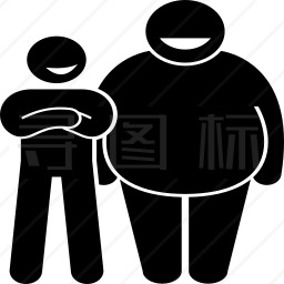 胖子与瘦子图标