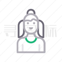 女孩图标