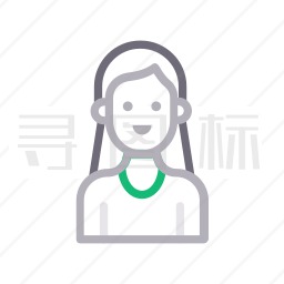 女孩图标