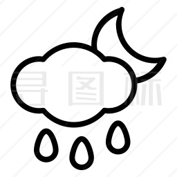 下雨图标