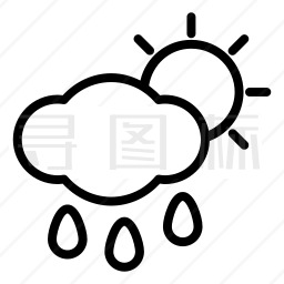 下雨图标