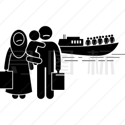 难民图标
