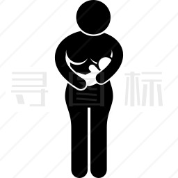 母乳喂养图标