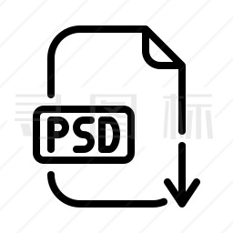 PSD图标