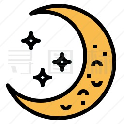 月亮图标