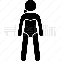 穿着泳衣的女人图标