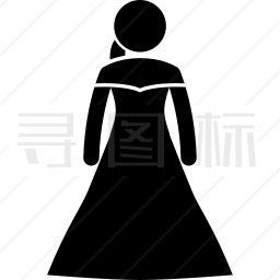 穿着裙子的女人图标