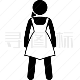 穿着裙子的女人图标