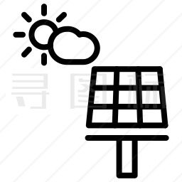 太阳能板图标