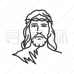 耶稣简笔画基督图片