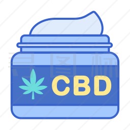 Cbd霜图标