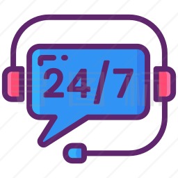 24/7图标