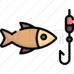 钓鱼钩图标