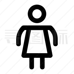 女孩图标