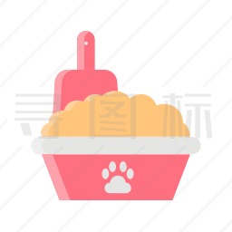 猫砂盆图标