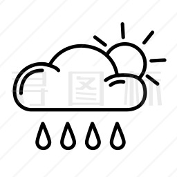 下雨图标