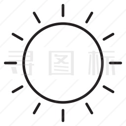 太阳图标