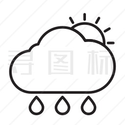 下雨图标