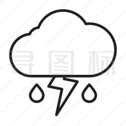 打雷图标