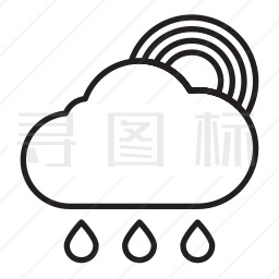 下雨图标