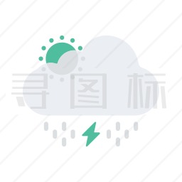 打雷图标