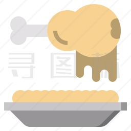 鸡腿图标