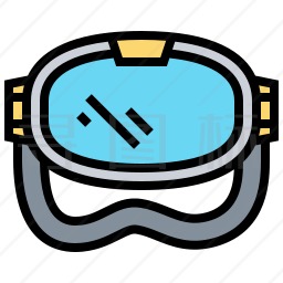 潜水护目镜图标