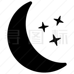 月亮星星图标