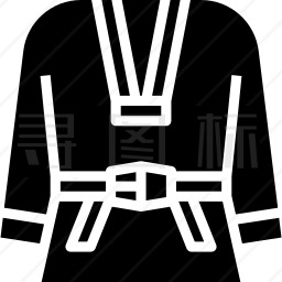 跆拳道服图标