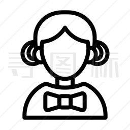 女孩图标