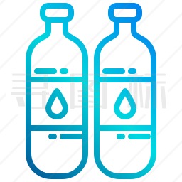 两瓶水图标