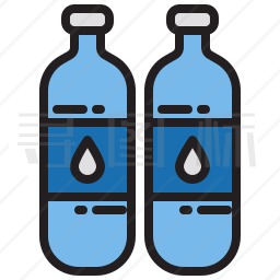 两瓶水图标