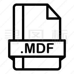 Mdf文件图标