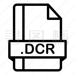 DCR文件图标