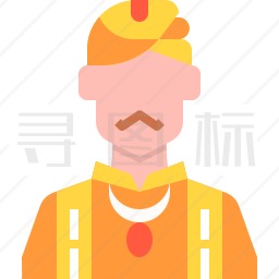 印度男人图标