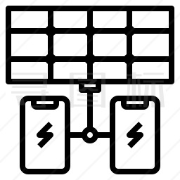太阳能板图标