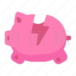 小猪储蓄罐图标