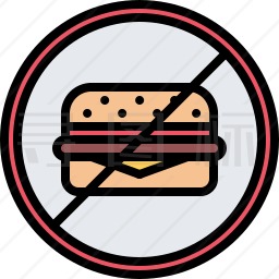 不吃汉堡包图标