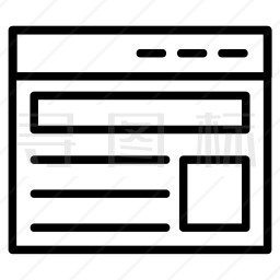 网页设计图标