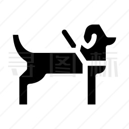 导盲犬图标