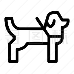 导盲犬图标