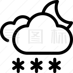 下雪图标