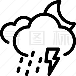 打雷图标